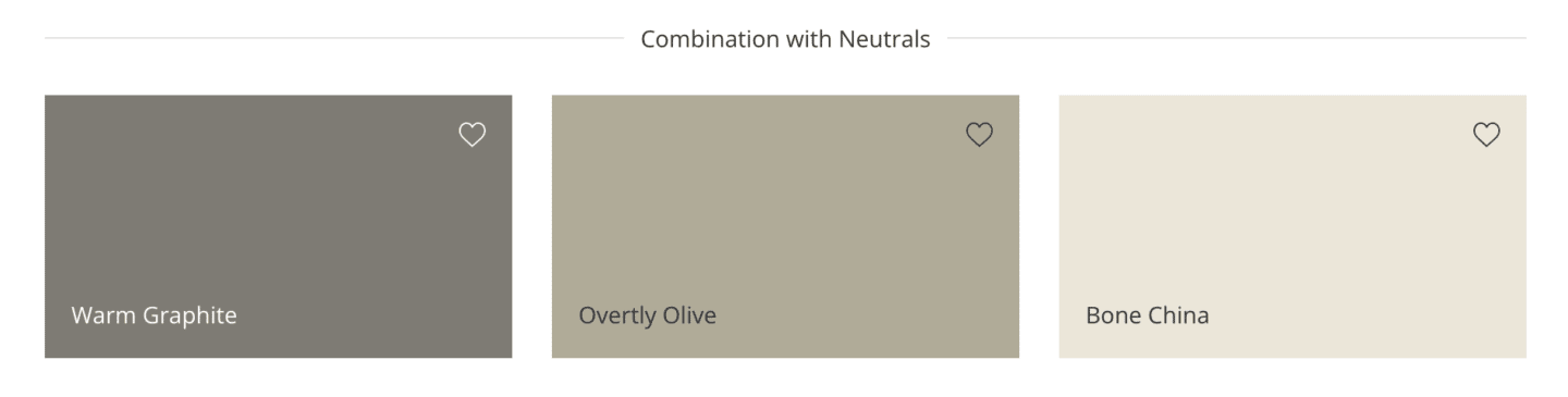 what colours go with overtly olive