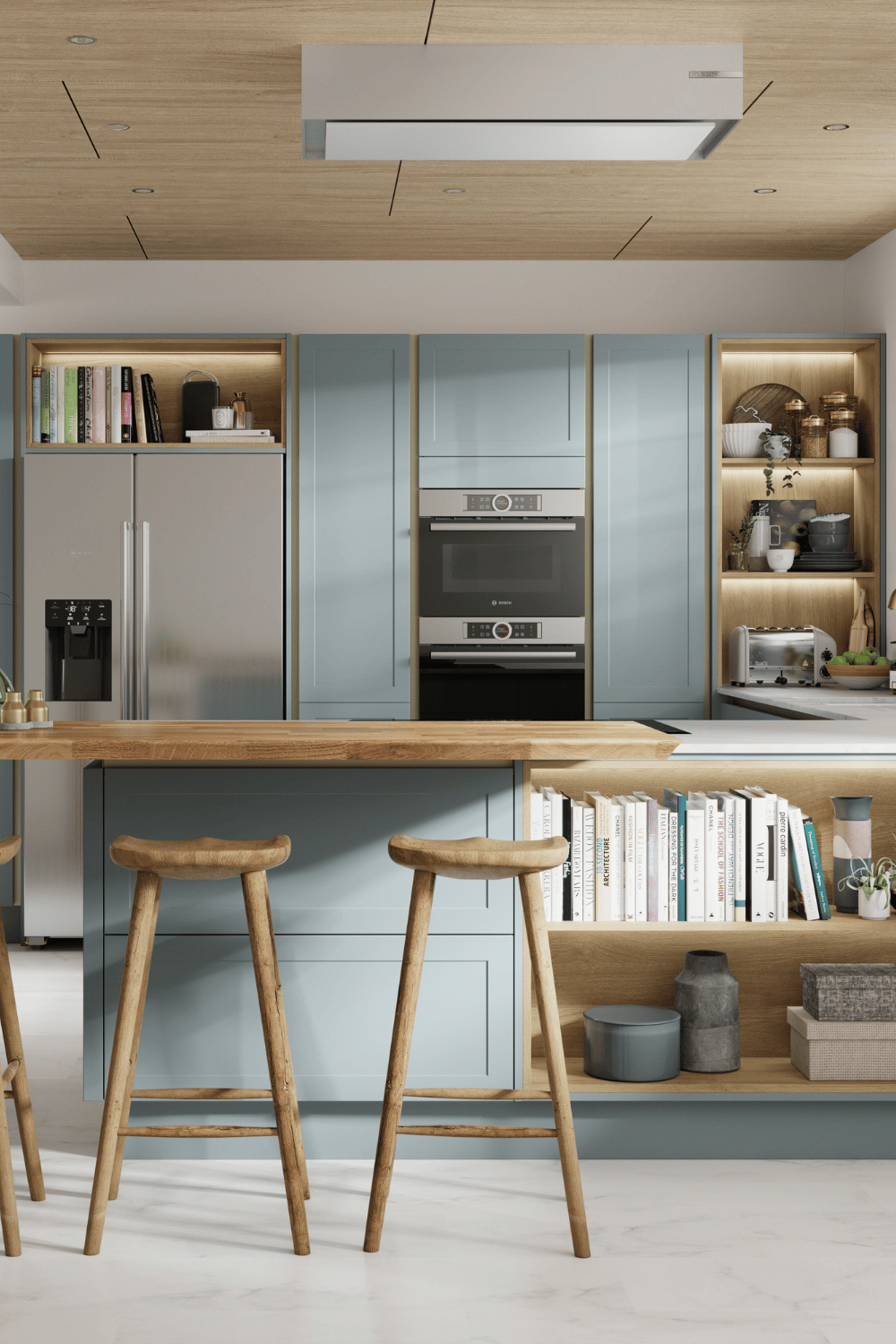 blue kitchen island ideas