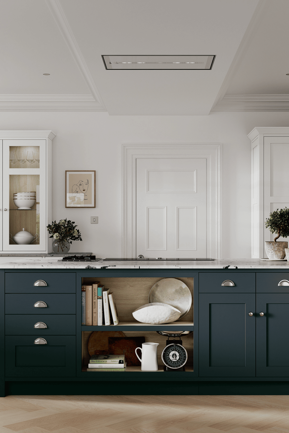 blue kitchen island ideas