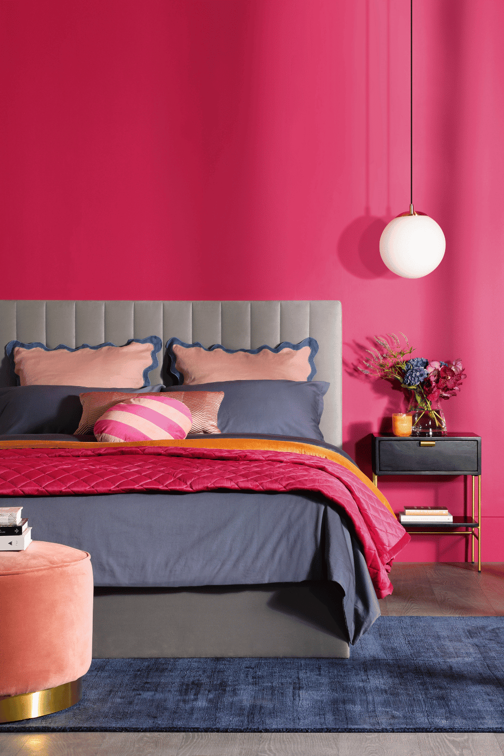 19 Pink and Grey Bedroom Ideas For Adults - Sleek-chic Interiors