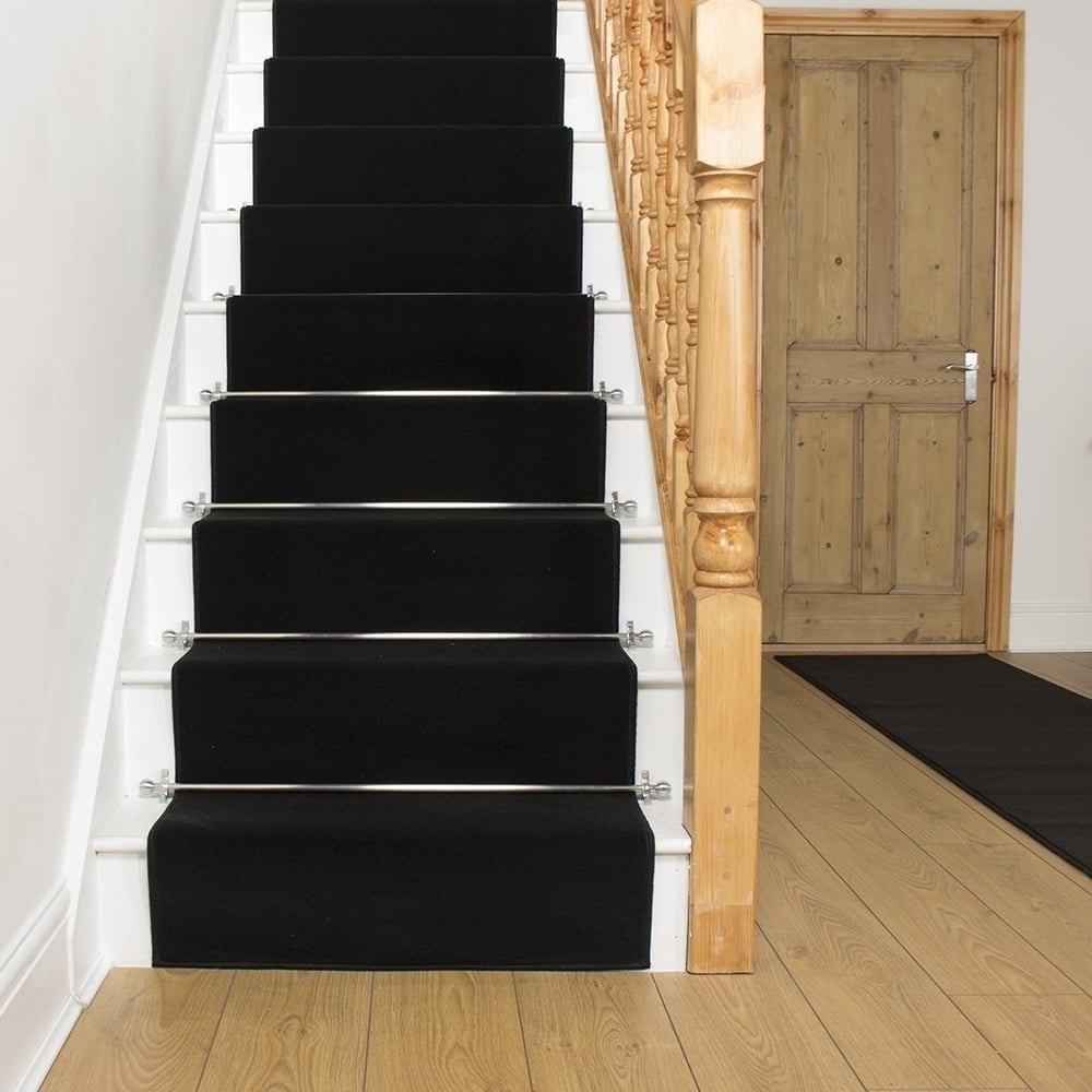 black and white stairs ideas