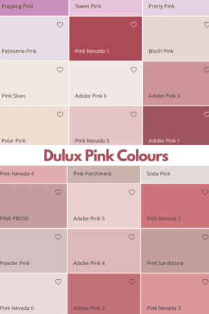 Dulux Paint Colour Chart Pink: Dulux Pink Colours - Sleek-chic UK Home ...