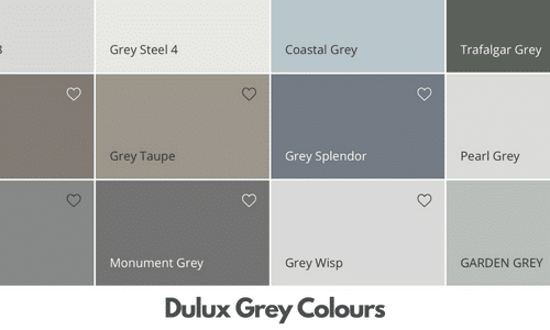 shades of grey chart