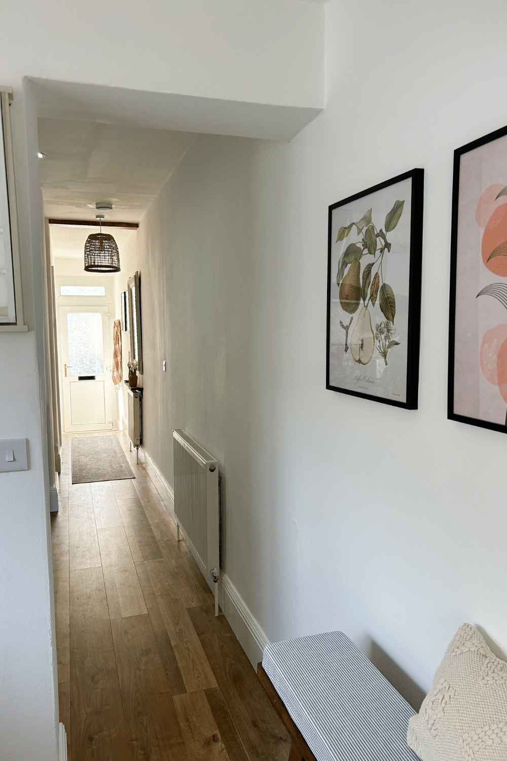 How To Lighten A Dark Narrow Hallway - Sleek-chic Interiors