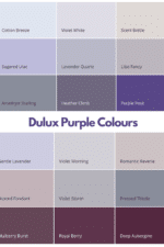 Dulux Purple Colour Chart: Best Dulux Purple Paint Colours - Sleek-chic ...