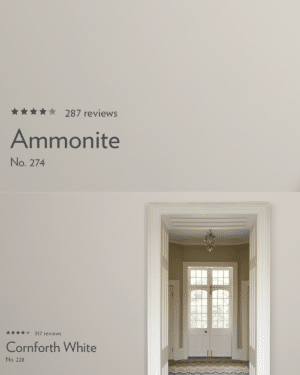 Ammonite Or Cornforth White - Which Farrow & Ball White Shade? - Sleek ...