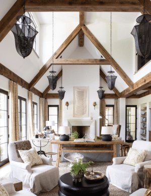 21 Stunning Vaulted Ceiling Lighting Ideas - Sleek-chic Interiors