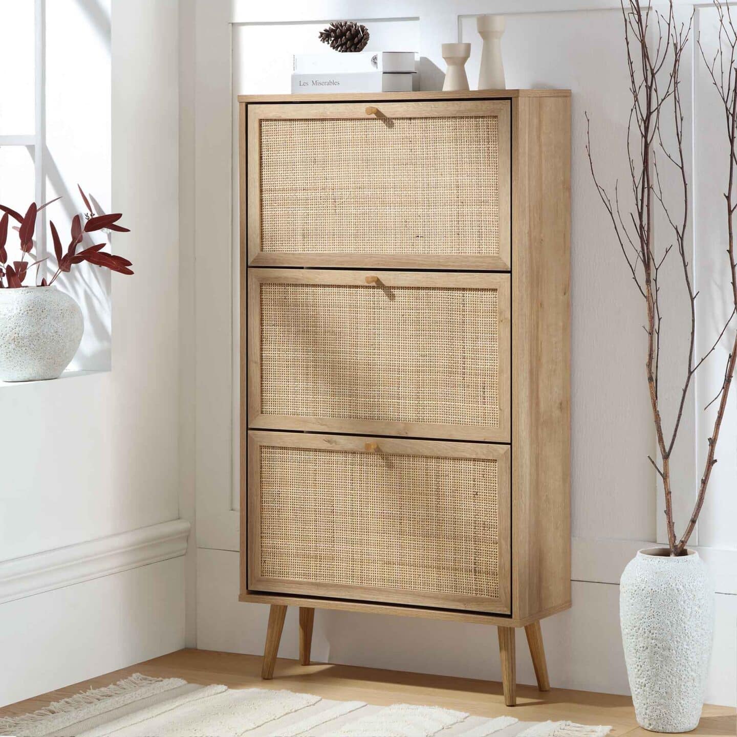 slim shoe cabinet