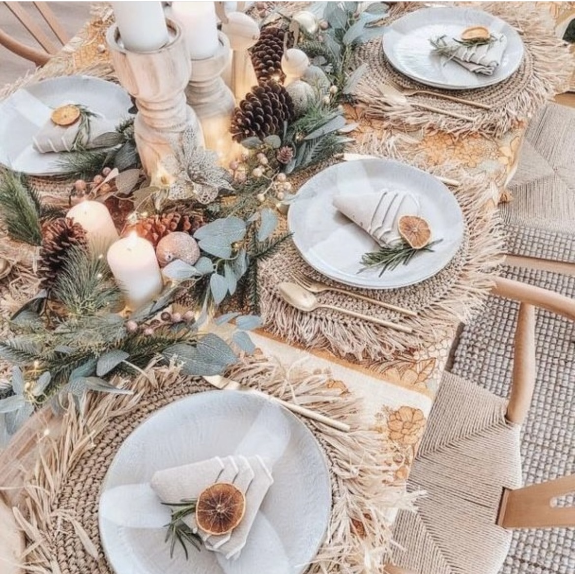 Christmas table decoration ideas