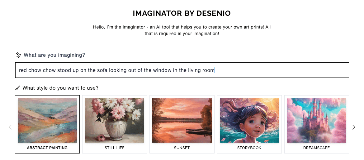 desenio ai tool