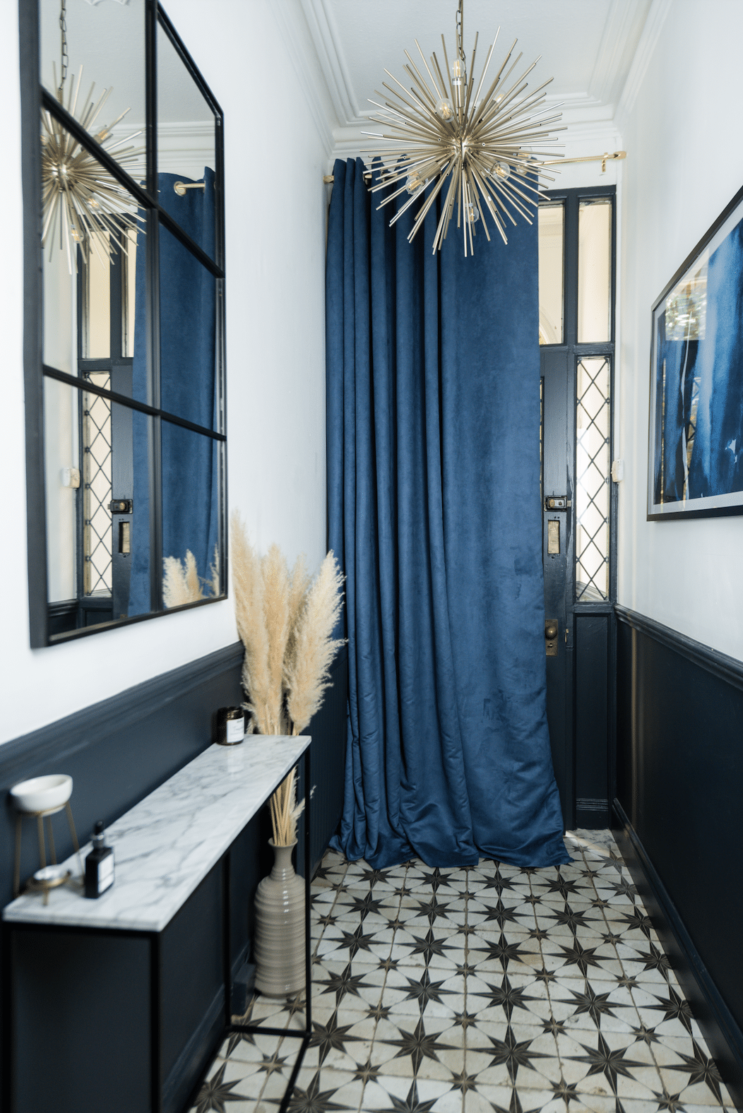 hallway curtains