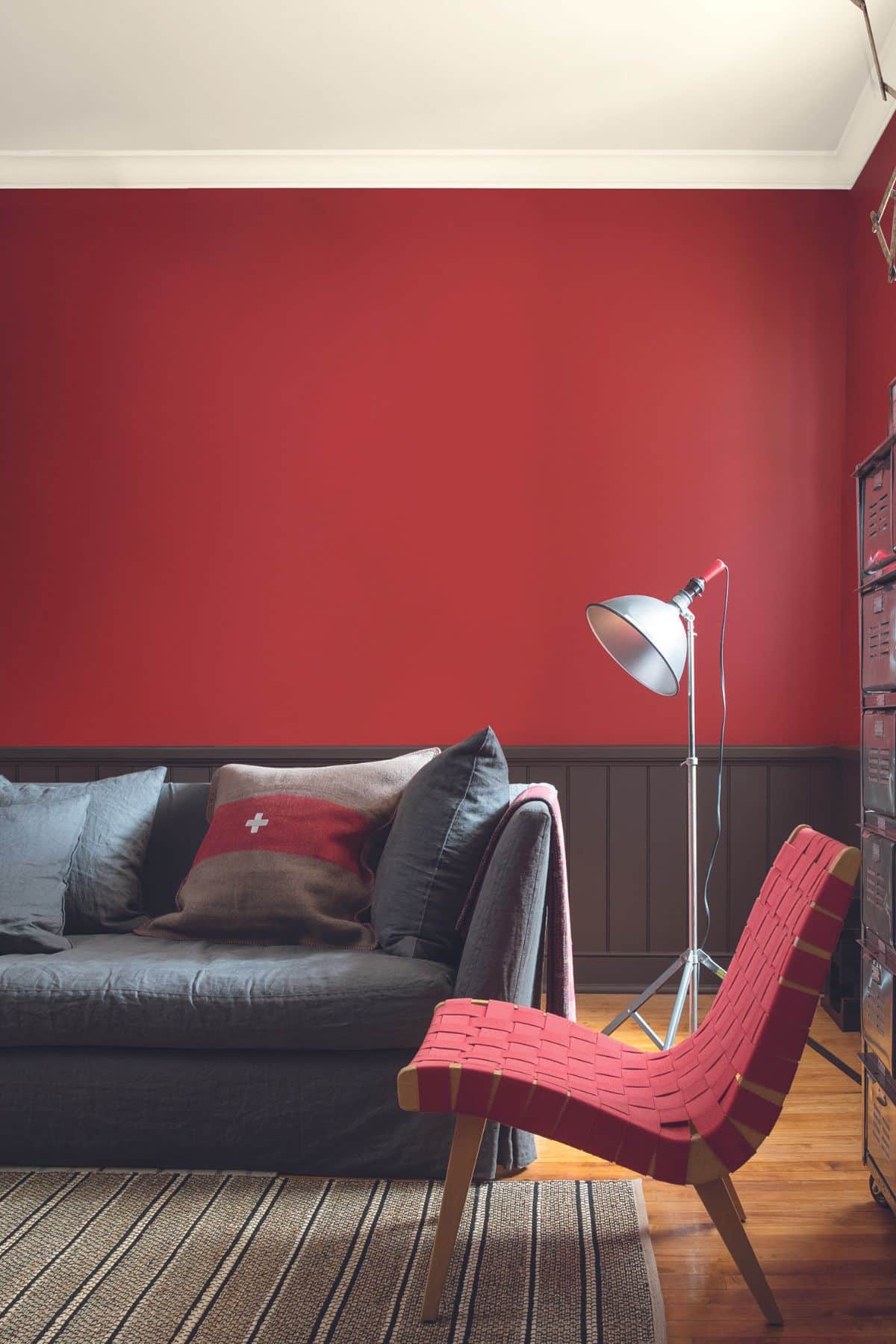 red living room ideas