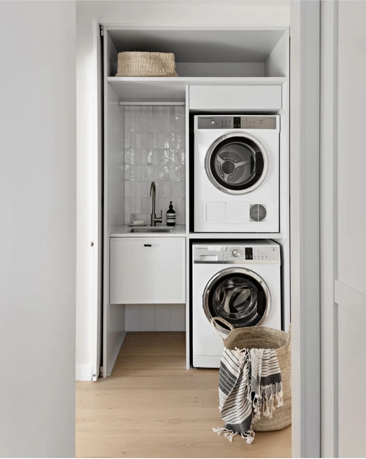 small laundry room