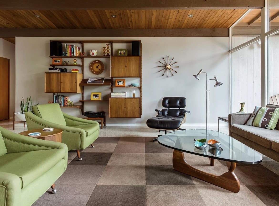 midcentury modern living room 2