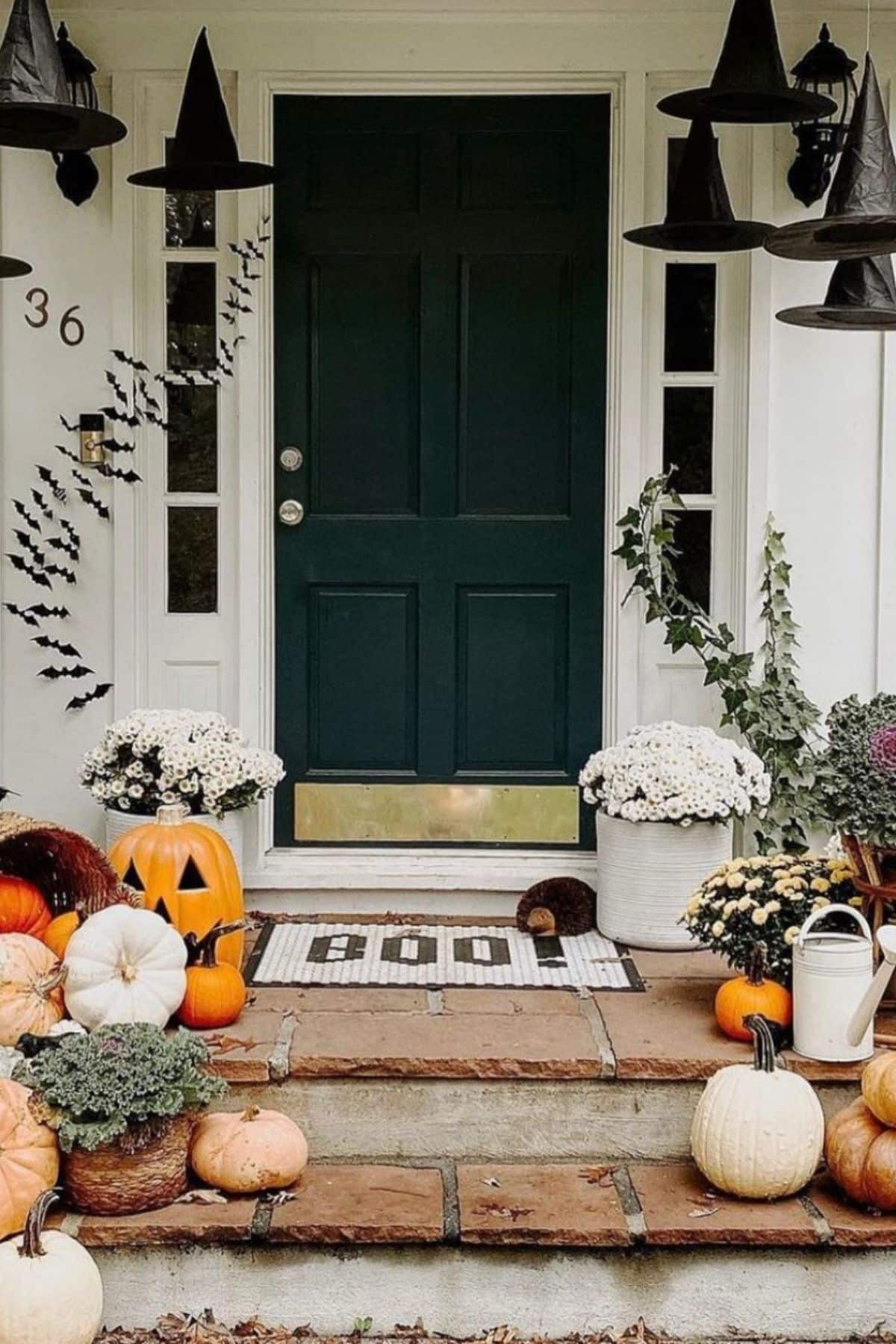 fall porch decorating