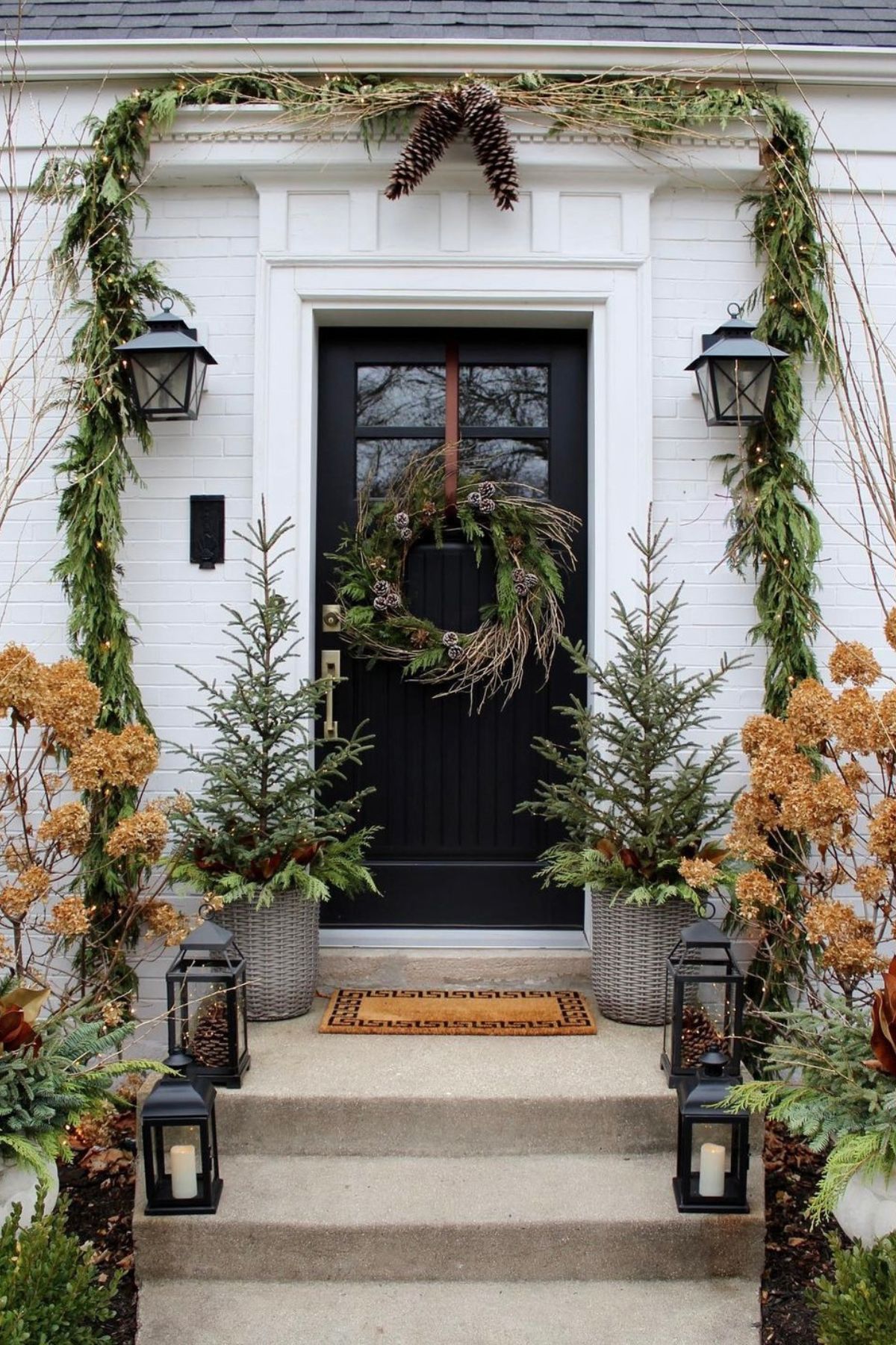 Christmas porch decor