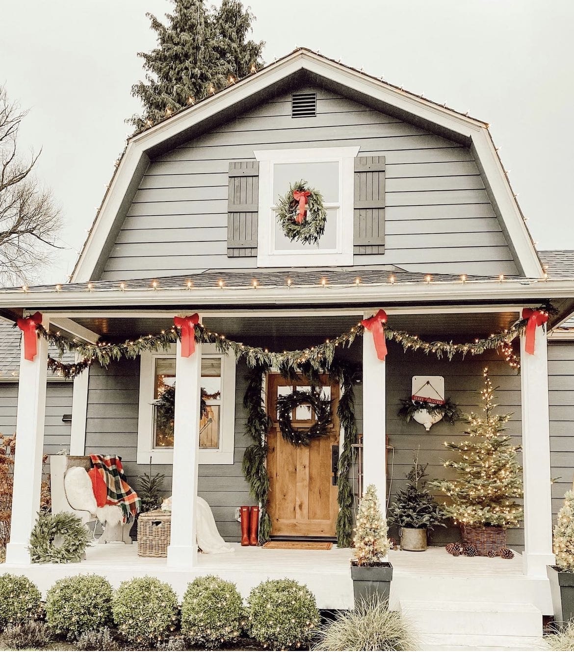 christmas porch