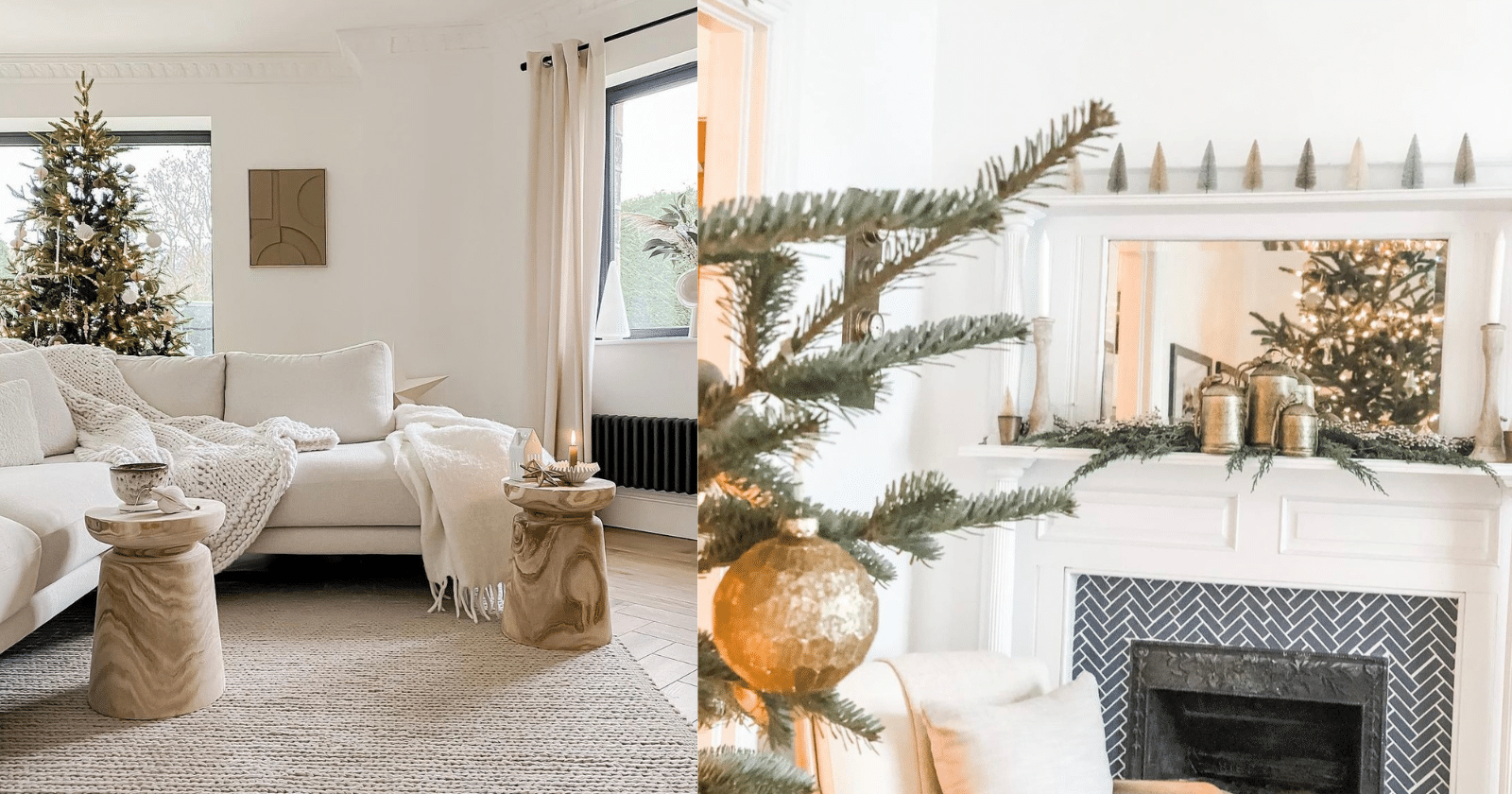 neutral Christmas decor