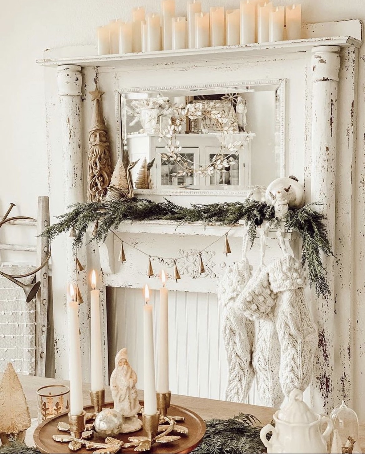 neutral christmas decor 8