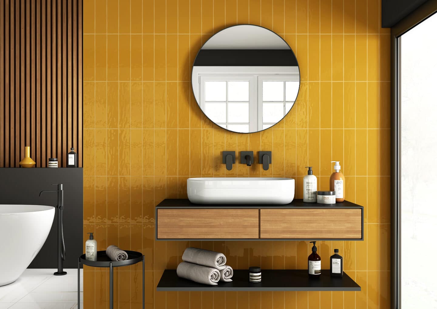 Handcraft Mustard Yellow Tiles – Gloss